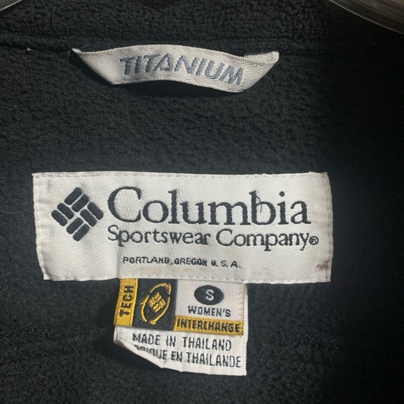 Columbia Titanium black fleece jacket - Picture 4 of 5